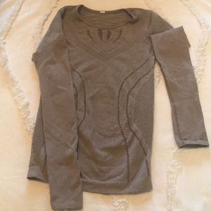 Alo Yoga mesh long sleeve top